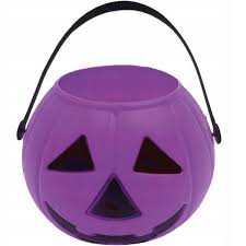 Cesto de Abóbora Lilás 15cm