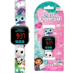 Kids Euroswan Relógio Led Gabbys Dollhouse
