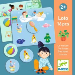 DJECO Jogo de Loto e Memória - A Casa