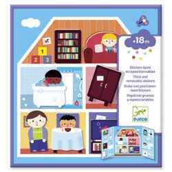 DJECO Autocolantes Removíveis Casa