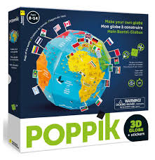 Globo 3 D com Bandeiras