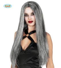 Peruca Bruxa Grisalha