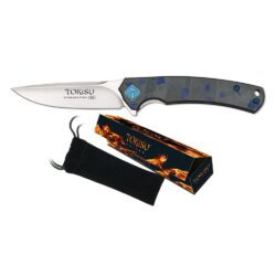 TOKISU Navalha  D2 Carbono Azul G10