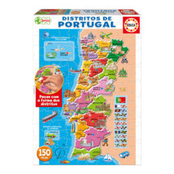 EDUCA Puzzle Mapa de Portugal 150 Peças