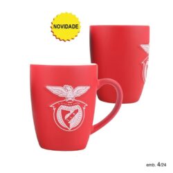 Benfica Caneca Vermelha com Relevo