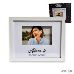 Moldura com Luz Adoro-te