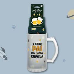 Pack Caneca de Cerveja e Meias " Pai com Cerveja"