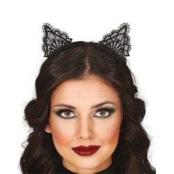 Diadema de Gatinha em Renda