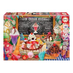 Puzzle Loja de Gelados 500 Peças