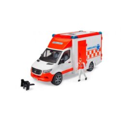 BRUDER Ambulância MB Sprinter com Motorista