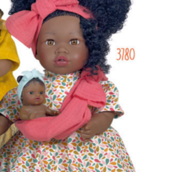 Nines DOnil Boneca Alika com Bébé