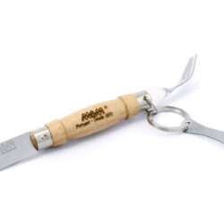 Navalha com garfo e tira cápsulas