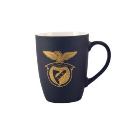 Benfica Caneca de Veludo Preta e Ouro