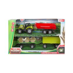 Trator com 3 Reboques