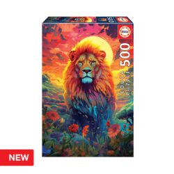 Puzzle 500 Peças Olhar Majestoso Leão