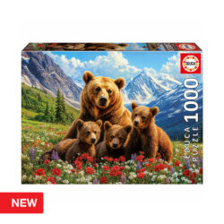 Puzzle 1000 Peças Ursos Grizzly no Canadá